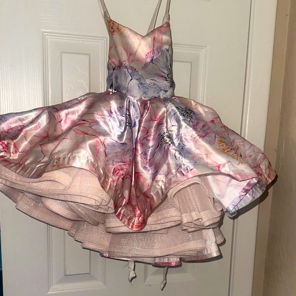 Little dreamers tutu Floral Ballet Dress with Spaghetti Straps